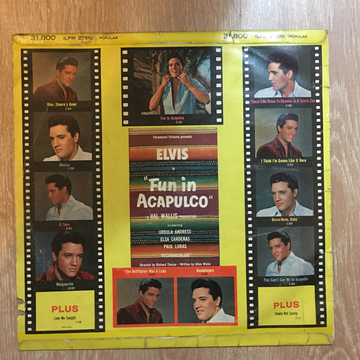 Elvis - Fun In Acapulco- Vinyl LP Record - Opened  - Good+ Quality (G+) - C-Plan Audio