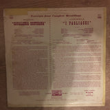 Mascagni ‎– Cavalleria Rusticana, Leoncavallo Pagliacci  - Vinyl LP Record - Opened  - Very-Good Quality (VG) - C-Plan Audio