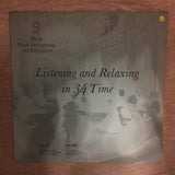 Listening and Relaxing in 3/4 Time - Mood Music For Relaxation -  Vinyl LP Record - Opened  - Very-Good+ Quality (VG+) - C-Plan Audio