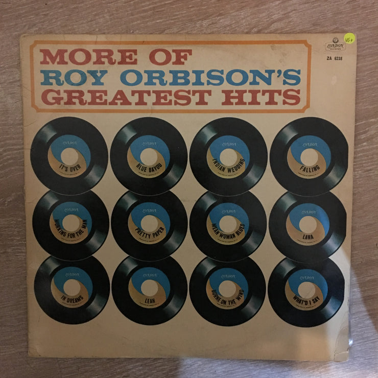 Roy Orbison - More Of Roy Orbison's Greatest Hits ‎- Vinyl LP Record - Opened  - Very-Good+ Quality (VG+) - C-Plan Audio