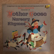 Walt Disney's Treasury Of Mother Goose Nursery Rhymes - Sterling Holloway, Camarata - Vinyl LP Record - Opened  - Very-Good Quality (VG) - C-Plan Audio