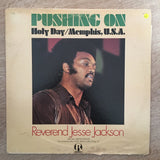 Rev. Jesse Jackson ‎– Pushing On Holy Day / Memphis, U.S.A. - Vinyl LP Record - Opened  - Very-Good Quality (VG) - C-Plan Audio