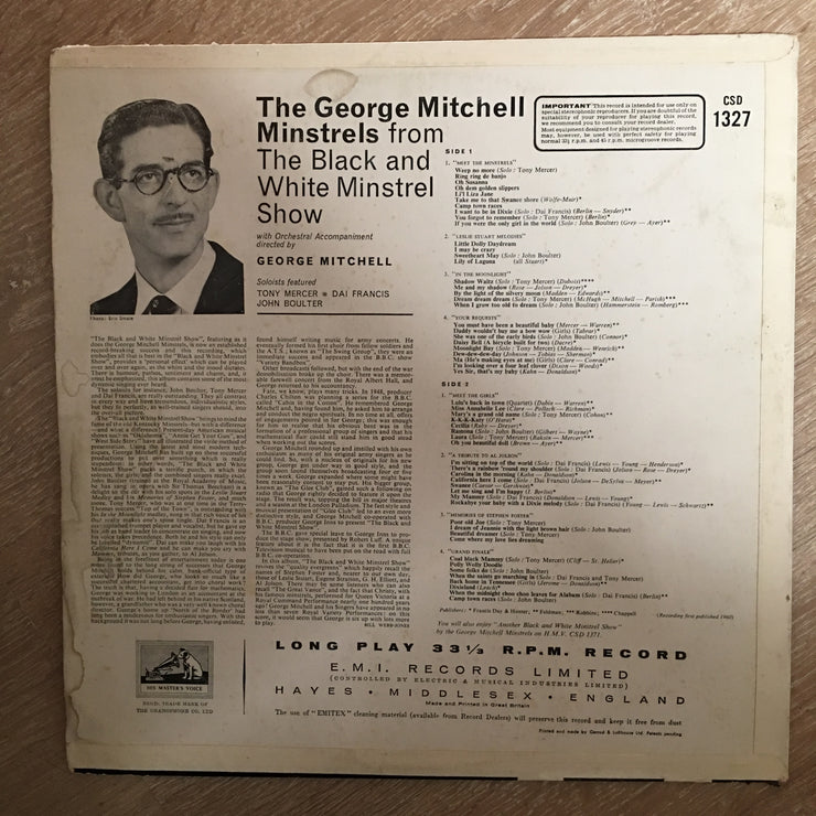 The George Mitchell Minstrells from the Black and White Minstrill Show - Vinyl LP Record - Opened  - Good Quality (G) - C-Plan Audio
