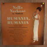 Yaffa Yarkoni ‎– in Yiddish - Rumania, Rumania - Vinyl LP Record - Opened  - Very-Good+ Quality (VG+) - C-Plan Audio