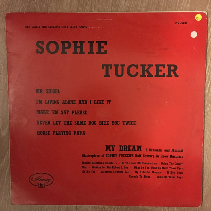 Sophie Tucker ‎– My Dream - Vinyl LP Record - Opened  - Very-Good+ Quality (VG+) - C-Plan Audio