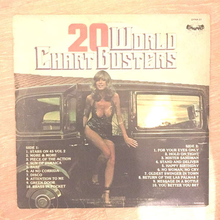 20 World Chartbusters - Vinyl LP Record - Opened  - Good Quality (G) - C-Plan Audio