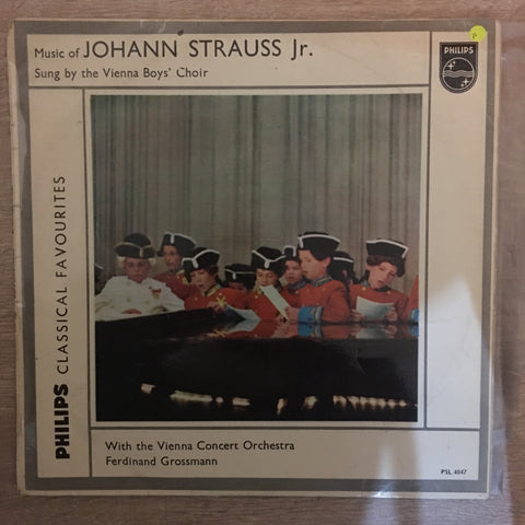 Vienna Boys Choir - Music Of Johann Strauss Jr - Vinyl LP Record - Opened  - Fair Quality (F) - C-Plan Audio