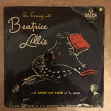 Beatrice Lillie ‎– An Evening With Beatrice Lillie -  Vinyl LP Record - Opened  - Fair/Good Quality (F/G) - C-Plan Audio