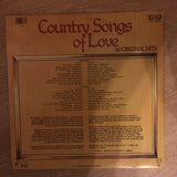 Country Songs Of Love - 40 Original Hits - Double Vinyl LP Record - Opened  - Very-Good Quality (VG) - C-Plan Audio