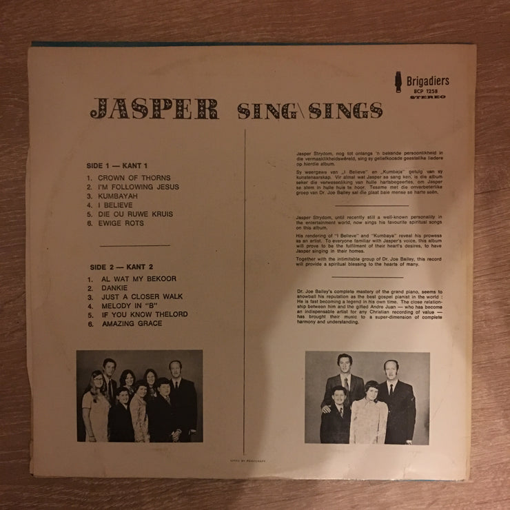 Jasper Sing/Sings - Vinyl  Record - Opened  - Very-Good+ Quality (VG+) - C-Plan Audio