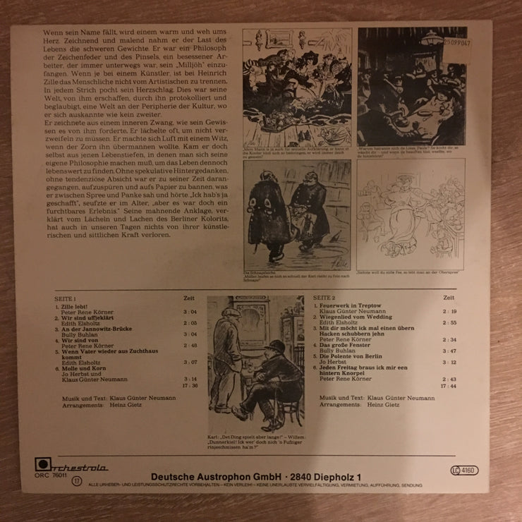 Various ‎– Zille Sein Berlin - Vinyl  Record - Opened  - Very-Good+ Quality (VG+) - C-Plan Audio