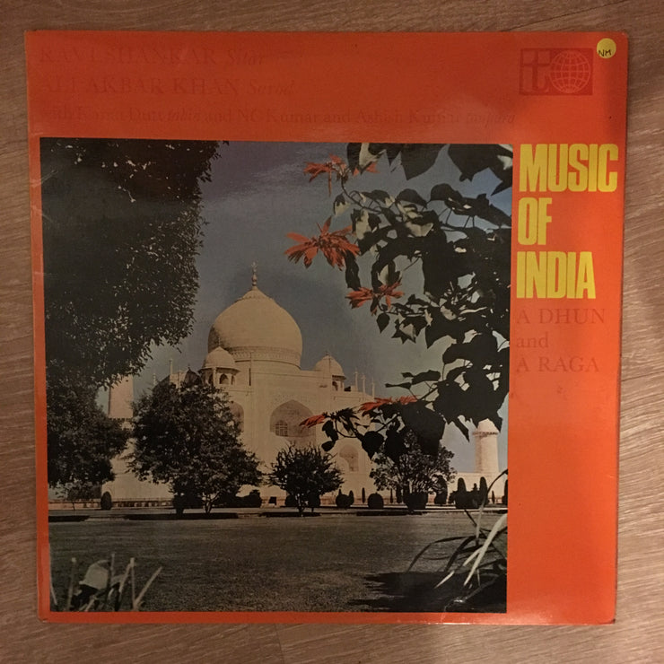 Ravi Shankar, Ali Akbar Khan With Kanai Dutt And NC Kumar And Ashish Kumar ‎– Music Of India: Ā Dhun And Ā Raga - Vinyl LP Record Opened - Near Mint Condition (NM) - C-Plan Audio