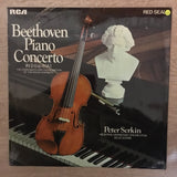 Beethoven - Peter Serkin, Seiji Ozawa, New Philharmonia Orchestra ‎– Piano Concerto In D (Op. 61a) ‎- Vinyl LP Record - Opened  - Very-Good+ Quality (VG+) - C-Plan Audio