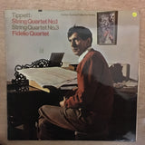 Tippett, Fidelio Quartet ‎– String Quartet No.1 / String Quartet No.3– Vinyl LP Record - Opened  - Very-Good+ Quality (VG+) - C-Plan Audio