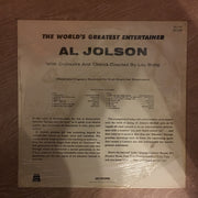 Al Jolson ‎– The World's Greatest Entertainer - Vinyl LP - Sealed - C-Plan Audio