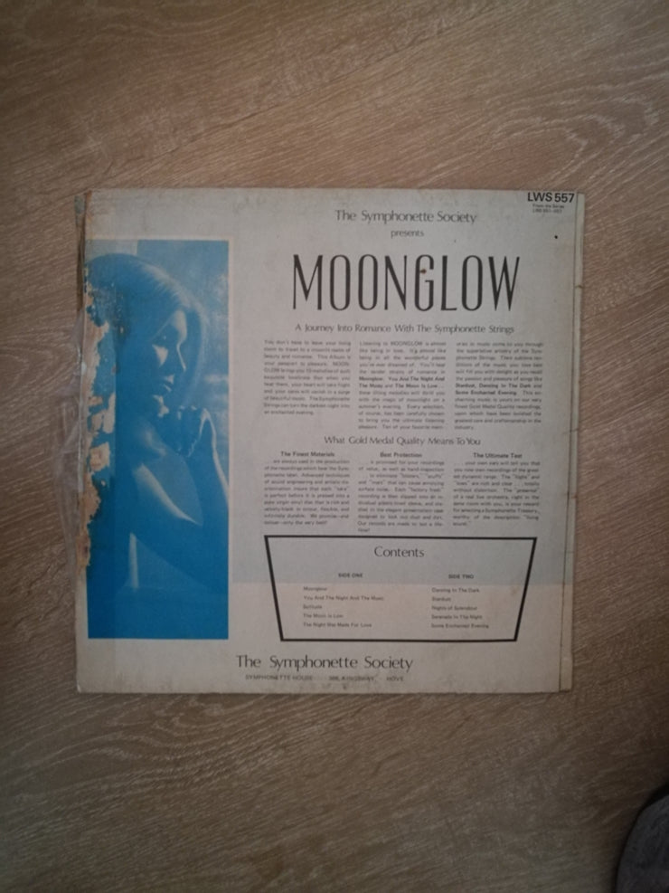 The Longines Symphonette Society - Moonglow - Vinyl LP Record - Opened  - Very-Good+ Quality (VG+) - C-Plan Audio