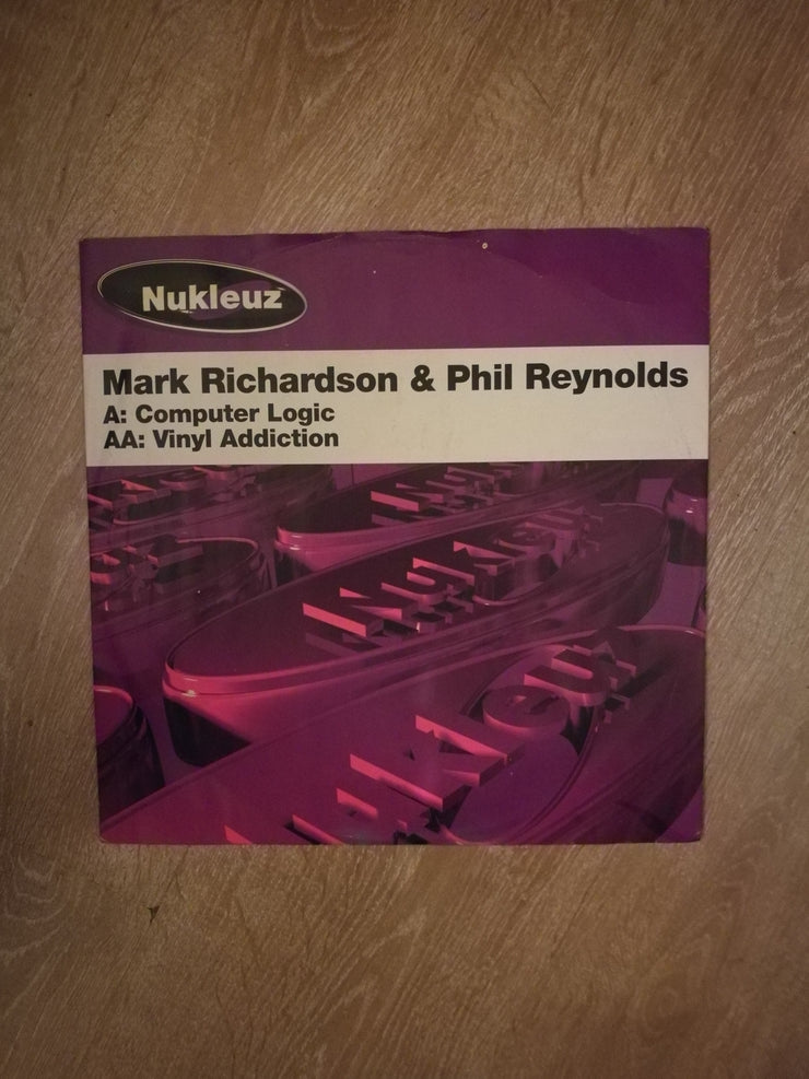 Mark Richardson & Phil Reynolds ‎– Computer Logic - Vinyl LP Record - Opened  - Very-Good Quality (VG) - C-Plan Audio