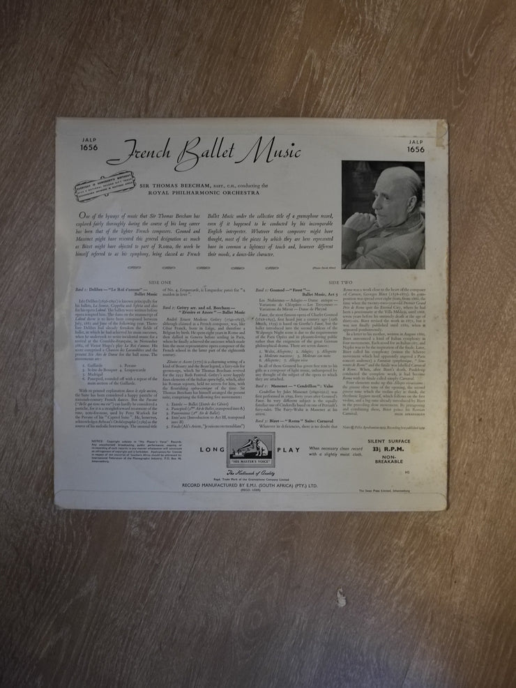 Thomas Beecham - Royal Philharmonic Orchestra French Ballet Music - Vinyl LP Record - Opened  - Very-Good+ Quality (VG+) - C-Plan Audio