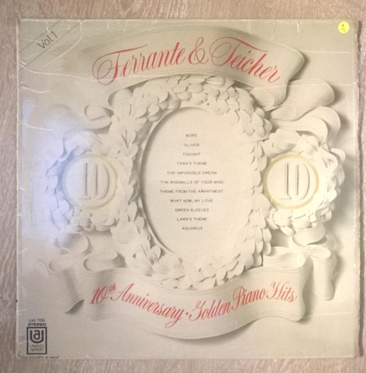 Ferrante & Teicher - Vol1 - 10th Anniversary Golden Piano Hits - Vinyl LP Record - Opened  - Very-Good Quality (VG) - C-Plan Audio