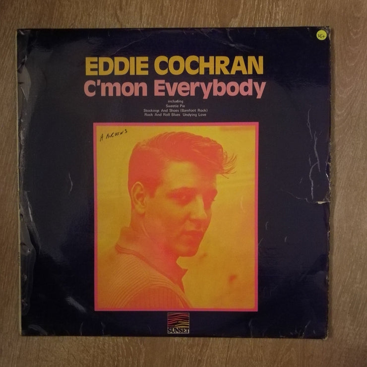 Eddie Cochran - C'Mon Everybody - Vinyl LP Record - Opened  - Very-Good+ Quality (VG+) - C-Plan Audio