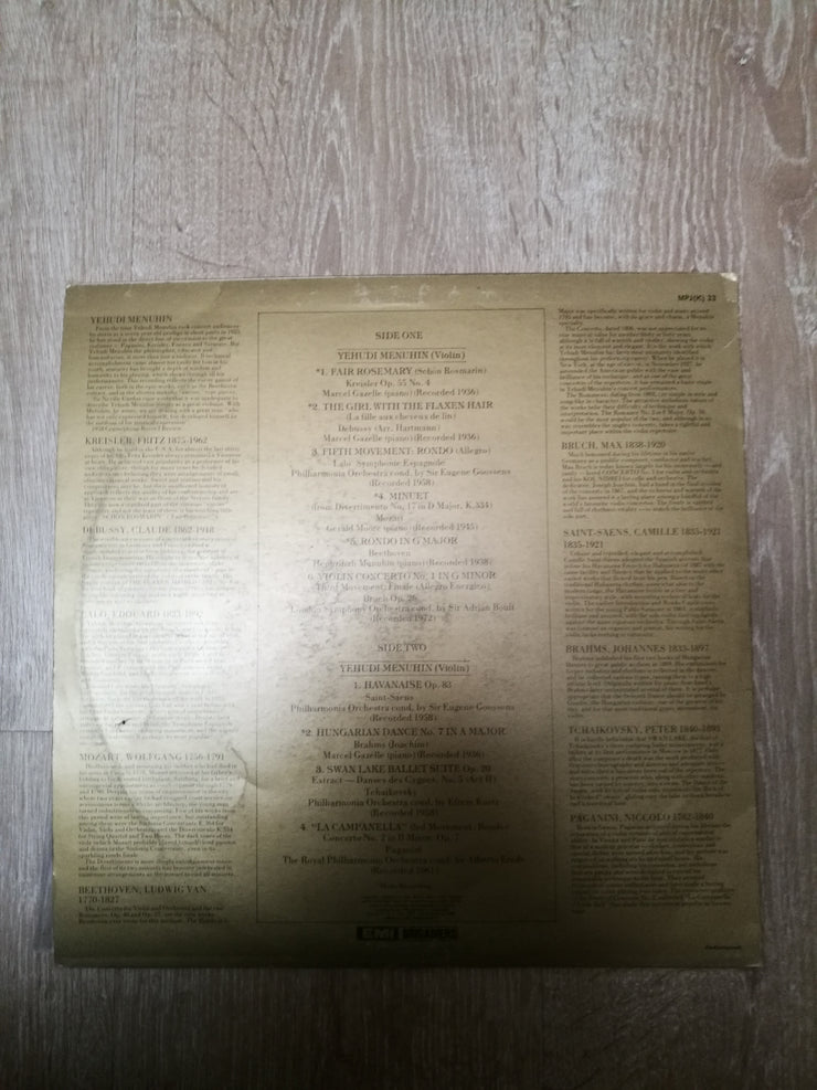 Violin Masterpiece - Vinyl LP Opened - Near Mint Condition (NM) - C-Plan Audio