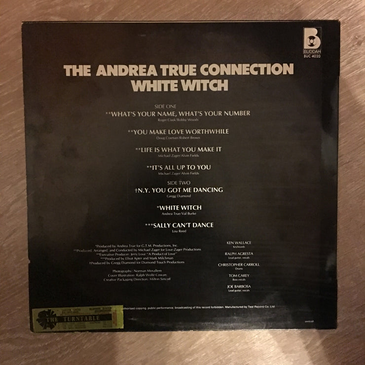 Andrea True Connection ‎– White Witch - Vinyl LP Record - Opened  - Very-Good+ Quality (VG+) - C-Plan Audio