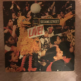 Sesame Street ‎– Sesame Street Live! -  Vinyl LP Record - Opened  - Very-Good+ Quality (VG+) - C-Plan Audio