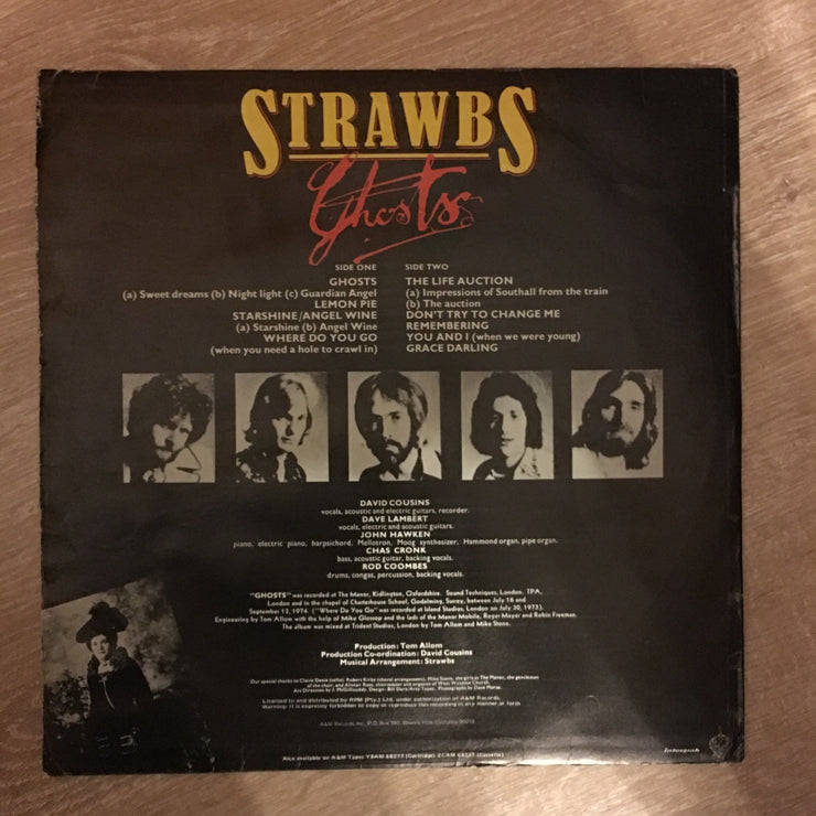 Strawbs - Ghosts -  Vinyl LP Record - Opened  - Very-Good Quality (VG) - C-Plan Audio