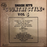 Smash Hits Country Style - Original Hits - Vol 5  - Vinyl LP Record - Opened  - Very-Good- Quality (VG-) - C-Plan Audio