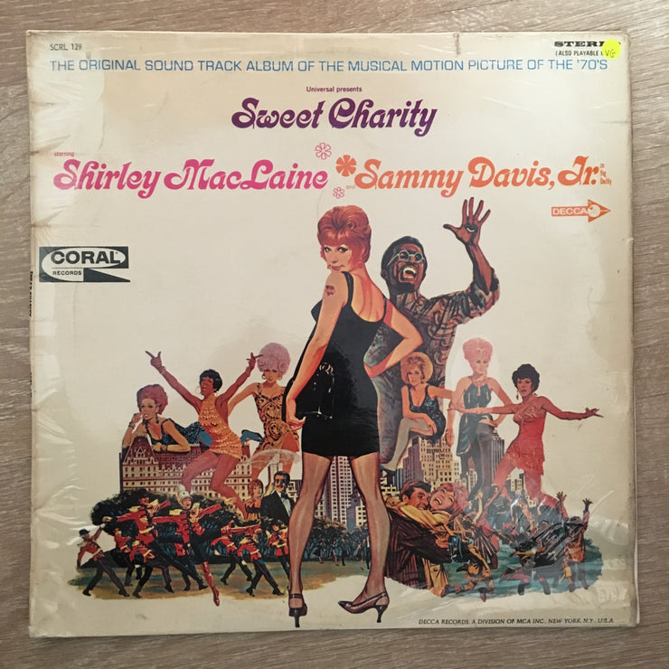 Shirley MacLaine and Sammy Davis Jr. ‎– Sweet Charity (Original Soundtrack Album) - Vinyl LP Record - Opened  - Very-Good Quality (VG) - C-Plan Audio