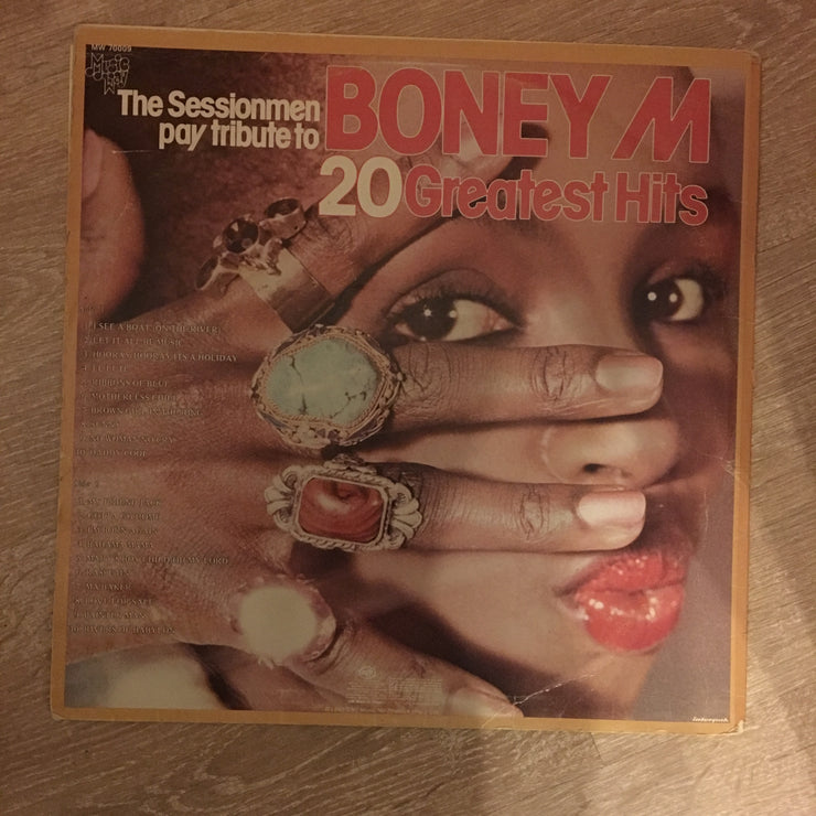Boney M's 20 Greatest Hits - Sessionmen Pay Tribute  - Vinyl LP Record - Opened  - Good+ Quality (G+) - C-Plan Audio