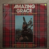 The Pipes And Drums And Military Band Of The Regimental Brigade Of Scotland ‎– Amazing Grace  - Vinyl LP Record - Opened  - Very-Good Quality (VG) - C-Plan Audio
