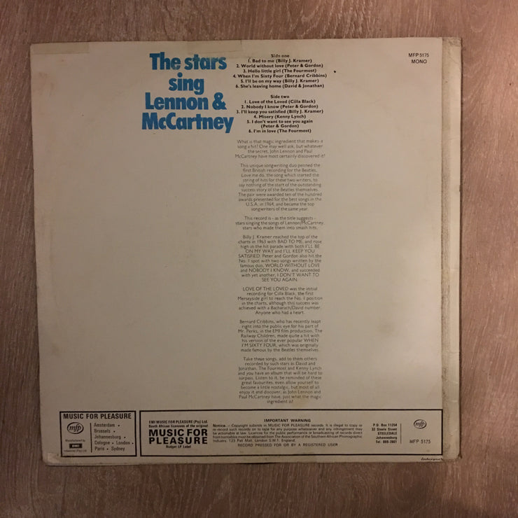 Lennon & McCartney - Vinyl LP Record - Opened  - Good+ Quality (G+) (Vinyl Specials) - C-Plan Audio