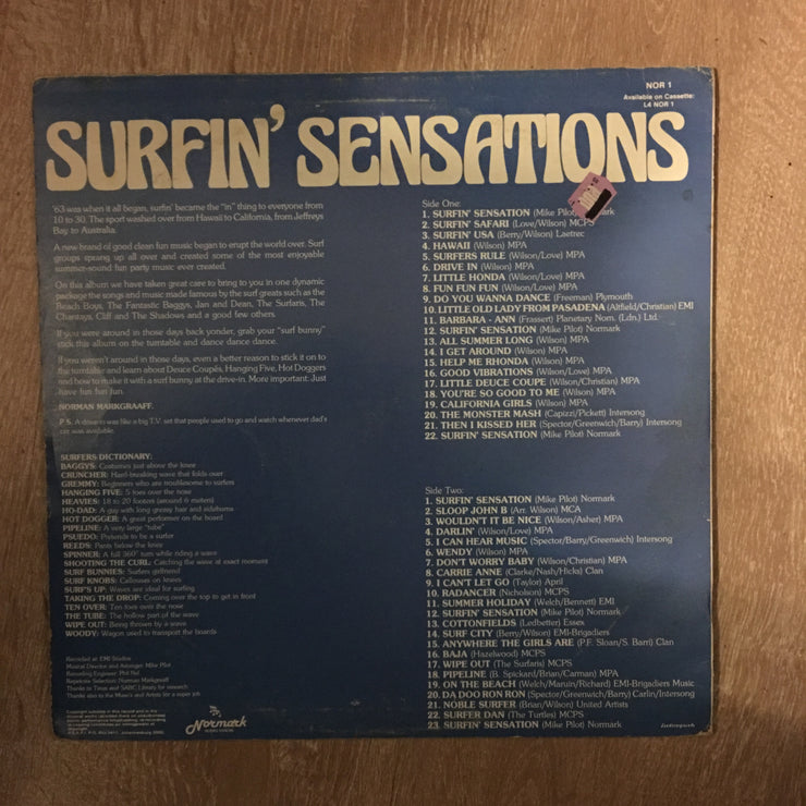 Surfin' Sensation - Vinyl LP Record - Opened  - Very-Good Quality (VG) - C-Plan Audio