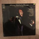Johnny Mathis in Person - Live in Las Vegas  - Vinyl LP Record - Opened  - Very-Good+ Quality (VG+) - C-Plan Audio