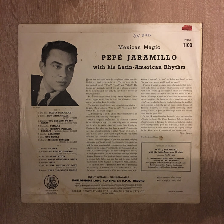 Pepe Jaramillo and His Latin Rythm - Mexican Magic - Vinyl LP Record - Opened  - Very-Good Quality (VG) - C-Plan Audio