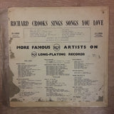 Richard Crooks ‎– Sings Songs You Love - Vinyl LP Record - Opened  - Very-Good+ Quality (VG+) - C-Plan Audio