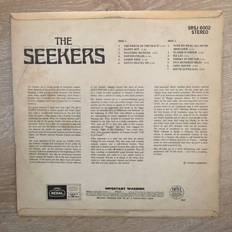 The Seekers - Vinyl LP Record - Opened  - Very-Good Quality (VG) - C-Plan Audio