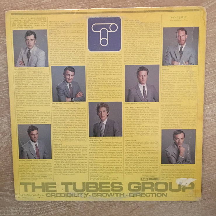 Tubes ‎– The Completion Backward Principle - Vinyl Record - Opened  - Very-Good+ Quality (VG+) - C-Plan Audio