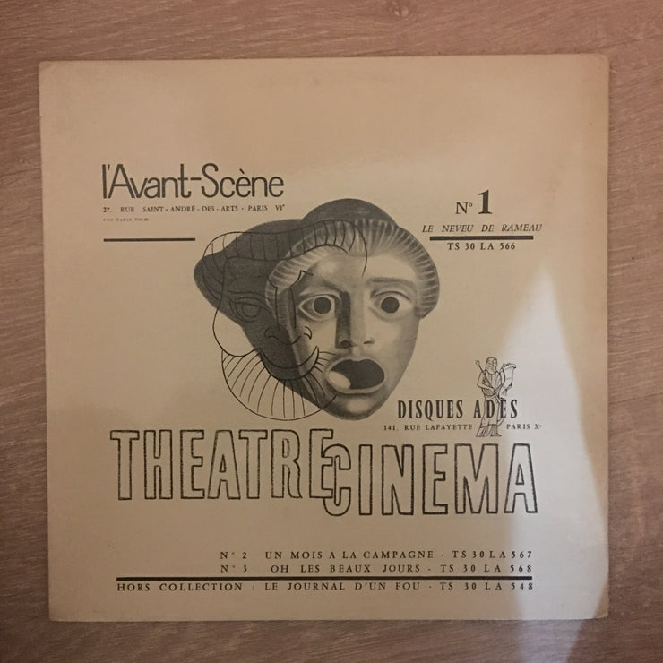 Diderot / Pierre Fresnay, Julien Bertheau ‎– Le Neveu De Rameau ‎– Vinyl LP Record - Very-Good+ Quality (VG+) - C-Plan Audio