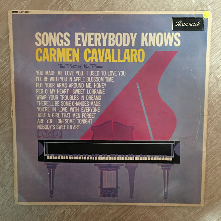 Carmen Cavallero - Songs Everyone Knows  - Vinyl LP Record - Opened  - Good Quality (G) - C-Plan Audio