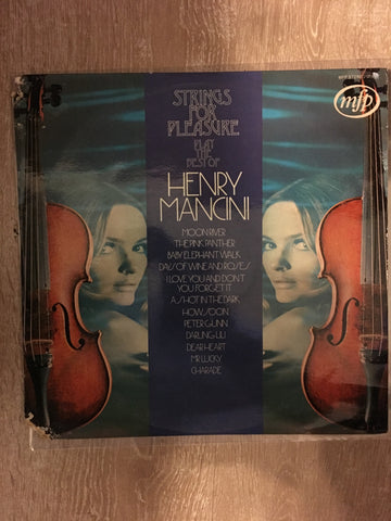 Strings for Pleasure - Best of Henry Mancini-  Vinyl LP - Opened  - Very-Good+ Quality (VG+) - C-Plan Audio