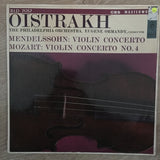 Oistrakh - The Philadelphia Orchestra, Eugene Ormandy - Mendelssohn / Mozart ‎– Violin Concerto / Violin Concerto No. 4 - Vinyl LP Record - Opened  - Good+ Quality (G+) - C-Plan Audio