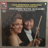 Lalo - Sarasate - Anne-Sophie Mutter / Seiji Ozawa / Orchestre National de France ‎– Symphonie Espagnole / Zigeunerwiesen - Vinyl LP Record - Opened  - Very-Good+ Quality (VG+) - C-Plan Audio