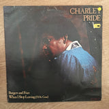 Charley Pride - Burgers and Fries - Vinyl LP Record - Opened  - Very-Good Quality (VG) - C-Plan Audio