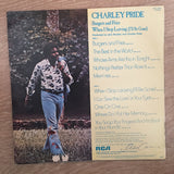 Charley Pride - Burgers and Fries - Vinyl LP Record - Opened  - Very-Good Quality (VG) - C-Plan Audio