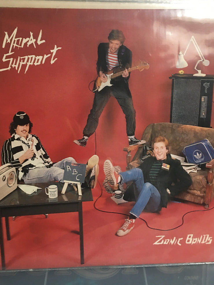 Zionic Bonds - Moral Support - Vinyl LP Record - Opened  - Very-Good+ Quality (VG+) - C-Plan Audio