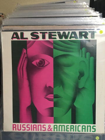 Al Stewart - Russians & Americans - Vinyl LP Record - Opened  - Very-Good+ Quality (VG+) - C-Plan Audio