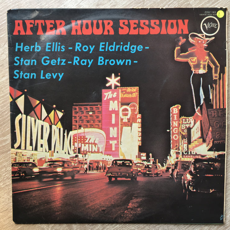 After Hours Session - Herb Ellis, Roy Eldridge, Stan Getz, Ray Brown, Stan Levey - Vinyl LP Record - Opened  - Good Quality (G) - C-Plan Audio