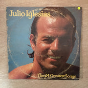 Julio I)glesias - 24 Greatest Songs - Vinyl LP Record - Opened  - Good+ Quality (G+) - C-Plan Audio